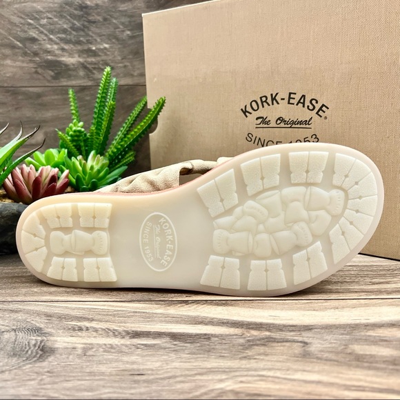 NIB Kork Ease Zel Suede Slide Sandal Natural Suede - Picture 10 of 13